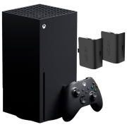 Consolă pentru jocuri Microsoft Xbox Series X + Twin Battery Pack VENOM for Xbox Series S & X + 3 meter cable Black SSD 1 TB, RAM 16 GB