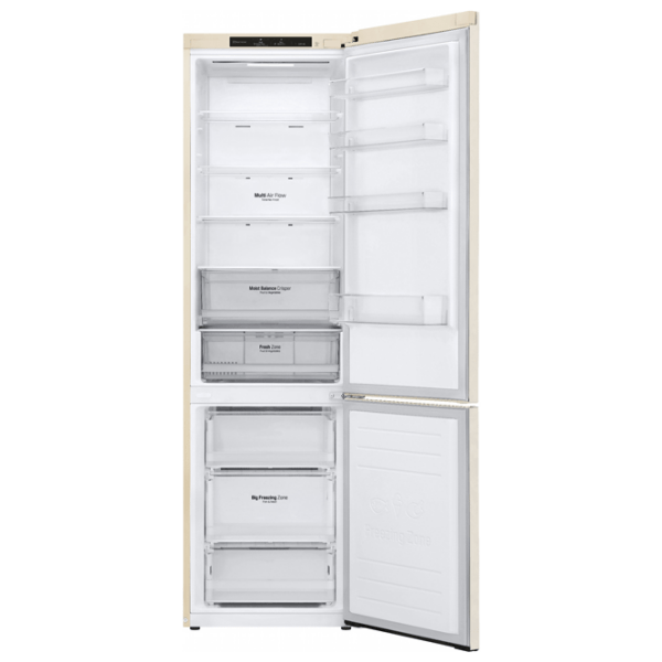 Frigider LG GW-B509SEJM Beige 277l/ No Frost, 107l/ No Frost, A++ photo 6