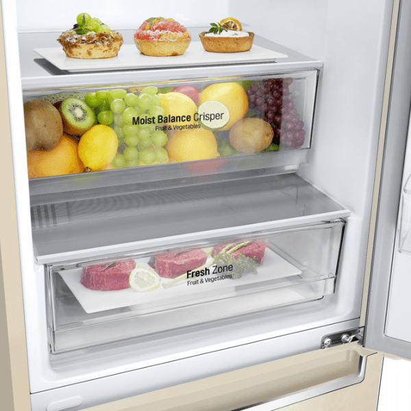 Frigider LG GW-B509SEJM Beige 277l/ No Frost, 107l/ No Frost, A++ photo 9