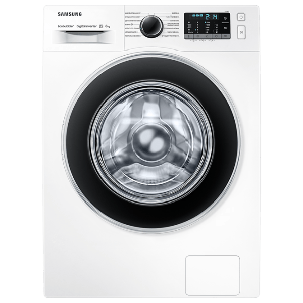 Mașină de spălat Samsung WW80J52K0HW/ CE White 8 kg, 1200 rpm, A+++ photo 1