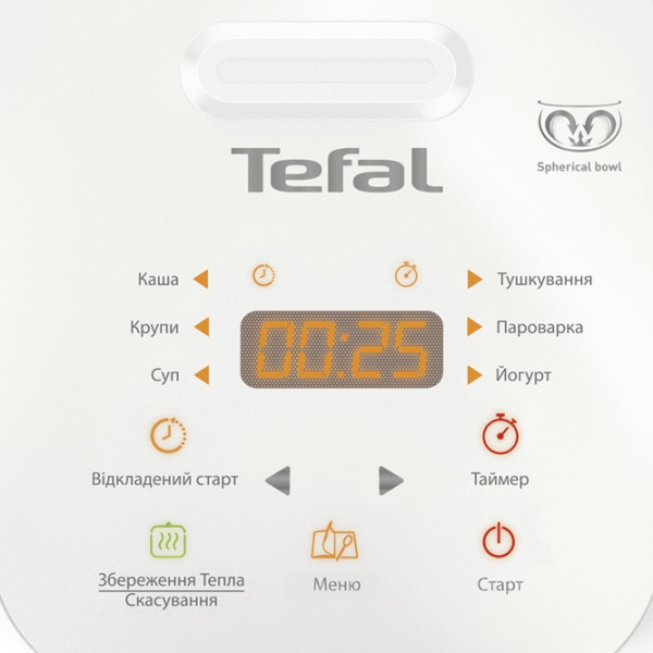 Мультиварка Tefal RK601134 Белый 350 Вт, 2 л photo 4