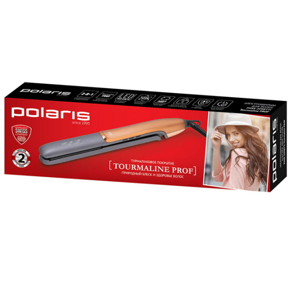 Placă de îndreptat părul Polaris PHSS2098TTi Black De creponat / Turmalină / 220 °C photo 7
