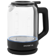 Ceainic electric Polaris PWK1720CGLD Wi-Fi IQ Home Black 2150 W, 1.5l, Material interior: Sticlă