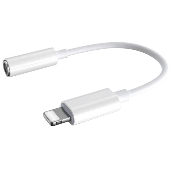 Адаптер Platinet PMMA9825 Lightning/ 3.5 mm Белый  photo 2