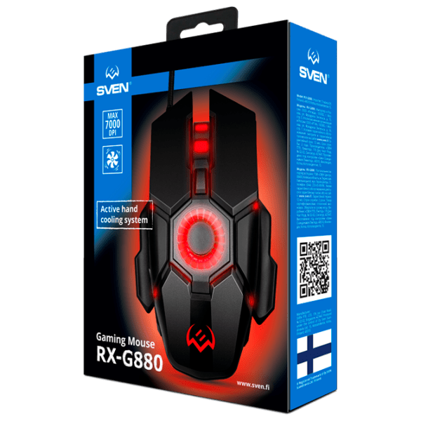 Mouse Sven RX-G880 Black Cu fir / 7000 dpi photo 10