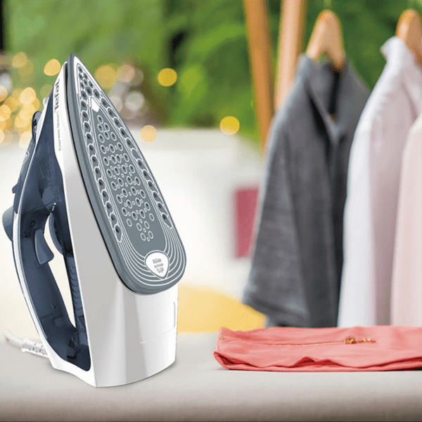 Fier de călcat Tefal FV2837E0 Blue 2400 W, 35 g/ min, 0.27 l, Ceramică photo 3