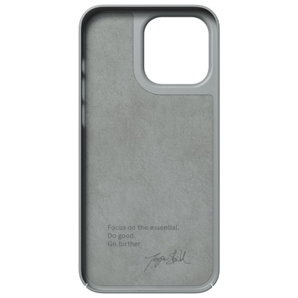 Husă pentru smartphone Apple iPhone 14 Pro (Thin Magsafe) Concrete Gray Nudient, TPU, MagSafe Back photo 2