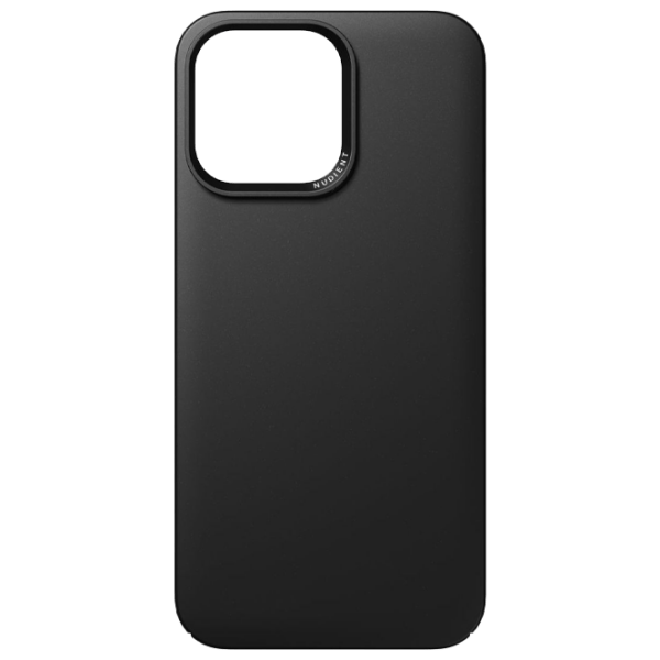 Husă pentru smartphone Apple iPhone 14 Pro (Thin Magsafe) Ink Black Nudient, TPU, MagSafe Back photo 1