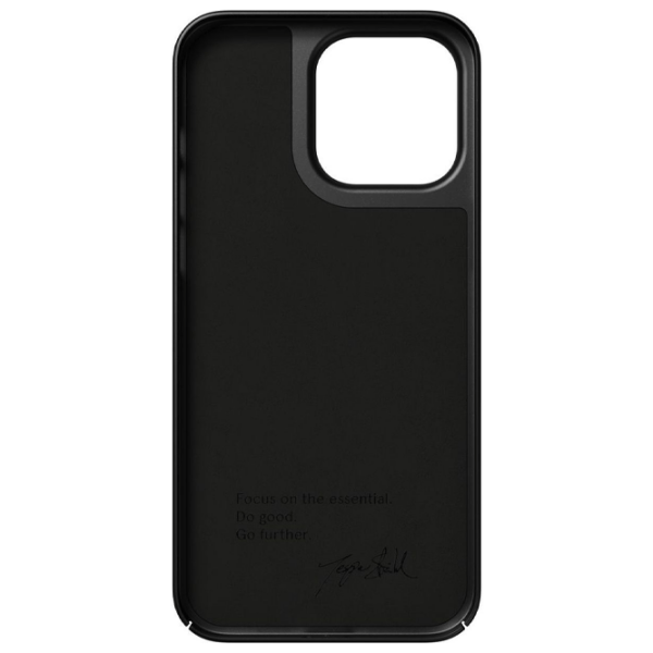 Husă pentru smartphone Apple iPhone 14 Pro (Thin Magsafe) Ink Black Nudient, TPU, MagSafe Back photo 2