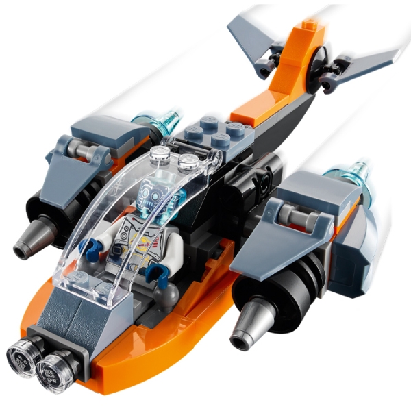 Конструктор LEGO Cyberdron Разноцветный Количество деталей 113, 6+ photo 2