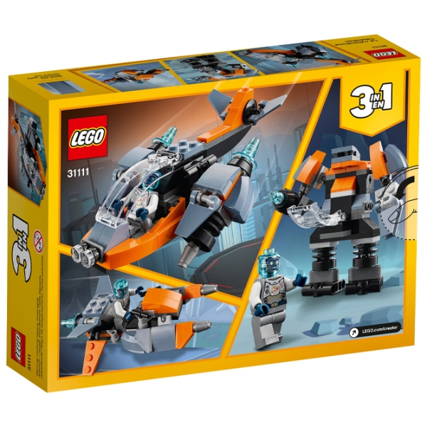 Конструктор LEGO Cyberdron Разноцветный Количество деталей 113, 6+ photo 8