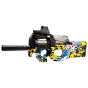 Игрушечный автомат Splatter Ball Gun P90 ST619B Желтый Электрический, Гелевые шарики, 14+