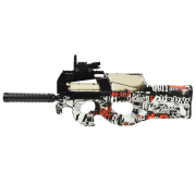 Игрушечный автомат Splatter Ball Gun P90 ST619A Черный Электрический, Гелевые шарики, 14+