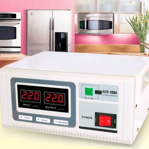 Стабилизатор напряжения Ultra Power AVR-1008A (1000 / 1000VA) Черный  photo 1