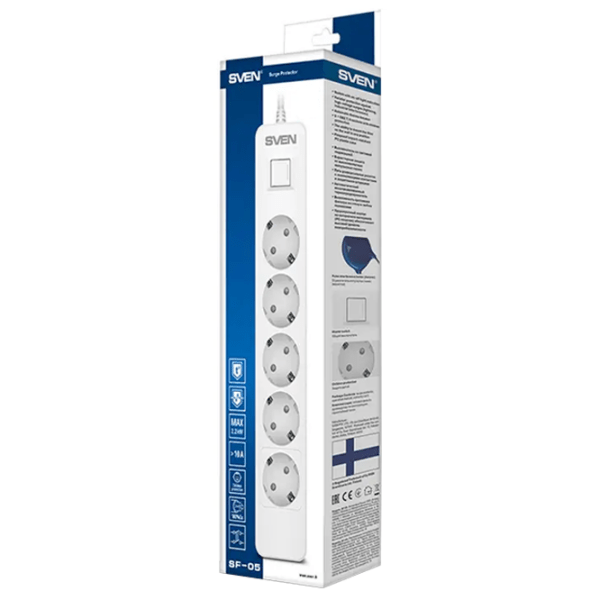Prelungitor Sven SF-05 1.8 m White  photo 3