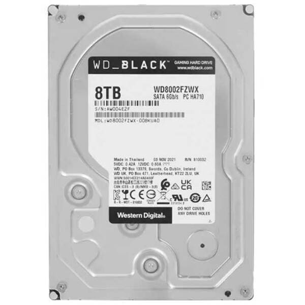 HDD Western Digital WD8002FZWX 3.5'' 8 TB  photo 3