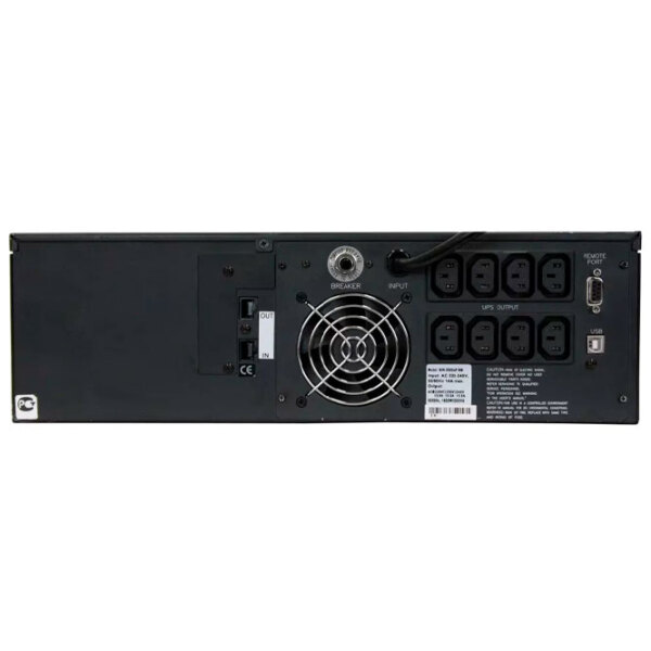 UPS PowerCom KIN-2200AP (1760/ 2200VA) Black  photo 2