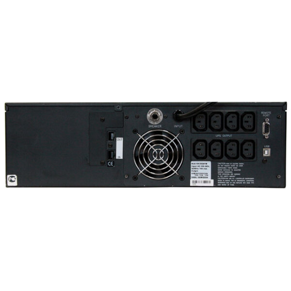 UPS PowerCom KIN-3000AP (2400/ 3000VA) Black  photo 2