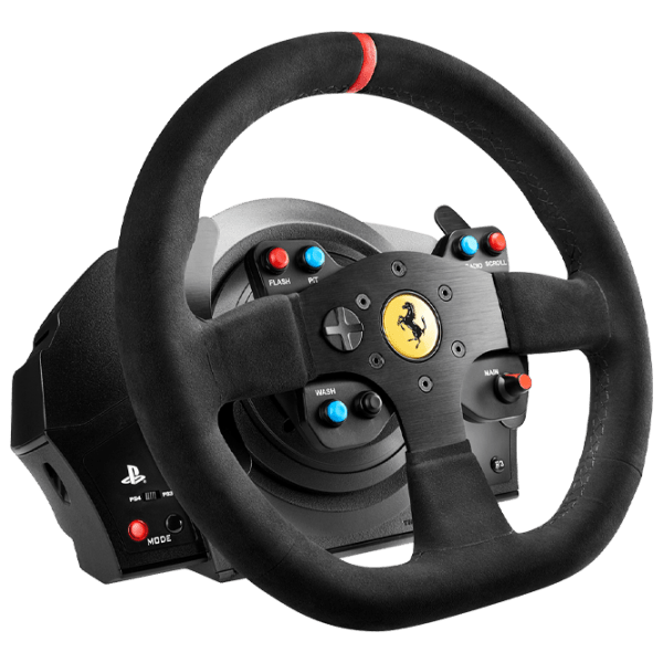 Volan Thrustmaster T300 Ferrari Integral Racing Wheel Black Cu fir / buttons photo 3