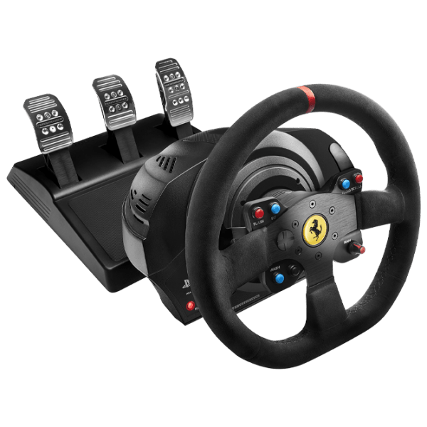 Volan Thrustmaster T300 Ferrari Integral Racing Wheel Black Cu fir / buttons photo 4