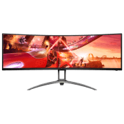 Monitor AOC AG493UCX Black 49" 5K VA WLED