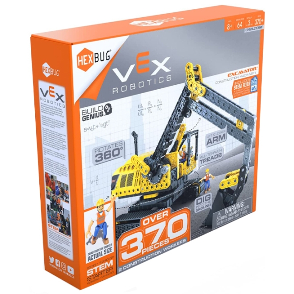 Конструктор Hexbug VEX Excavator Разноцветный Количество деталей 370, 8+ photo 6