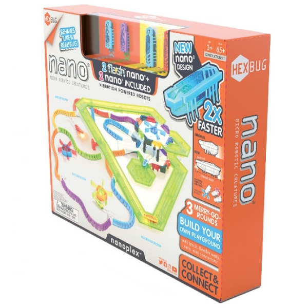 Робот Hexbug Nano Flash Nano Nanoplex Set - Int 433-7123 Разноцветный Универсальный, 8+ photo 2