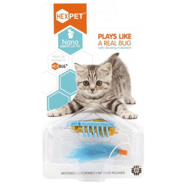Jucărie Hexbug Nano Flash Nano Cat Toy 480-3030 Multicolor Pentru pisică, 8+ photo 1