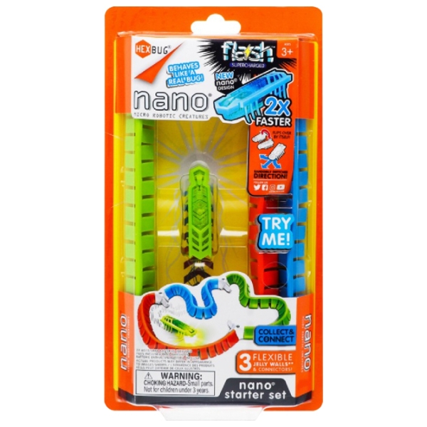 Креативный набор Hexbug Nano Flash Nano Starter Set - Int 433-7124 Разноцветный Универсальный, 8+ photo 3