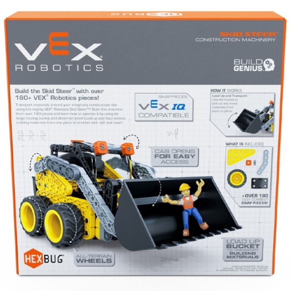 Конструктор Hexbug Skid Steer Разноцветный Количество деталей 180, 8+ photo 3