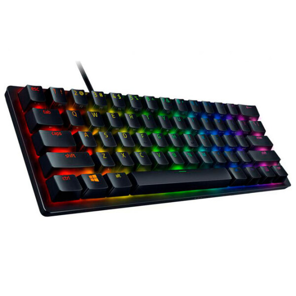 Tastatură Razer Huntsman Mini Black Purple Switch Gaming, Cu fir photo 2