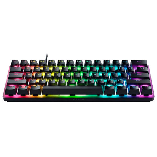 Tastatură Razer Huntsman Mini Black Purple Switch Gaming, Cu fir photo 3