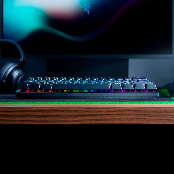 Tastatură Razer Huntsman Mini Black Purple Switch Gaming, Cu fir photo 6