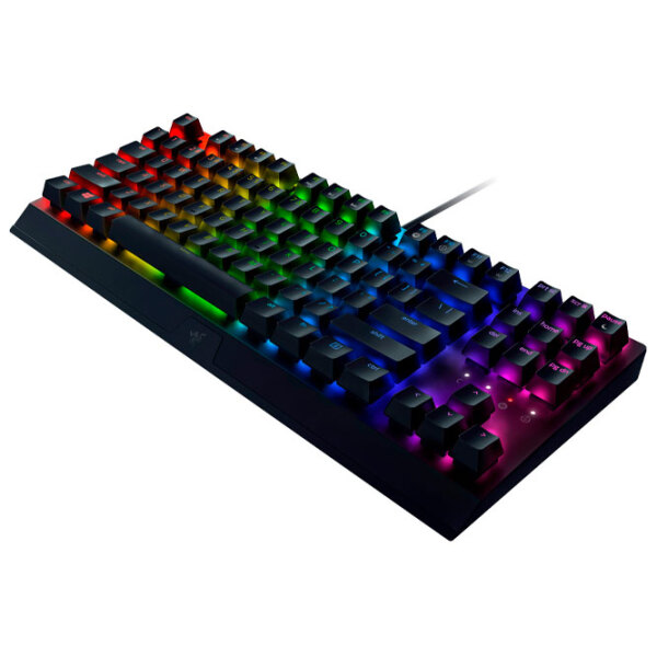 Tastatură Razer BlackWidow V3 Tenkeyless Black Yellow Switch Gaming, Cu fir photo 3