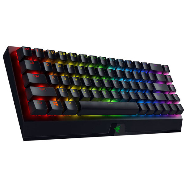 Tastatură Razer BlackWidow V3 Mini HyperSpeed Phantom Edition Black Yellow Switch Gaming, Fără fir photo 3