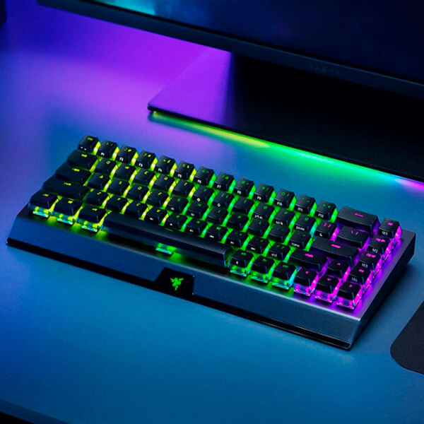 Tastatură Razer BlackWidow V3 Mini HyperSpeed Phantom Edition Black Yellow Switch Gaming, Fără fir photo 5