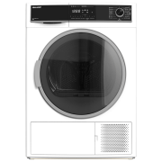 Mașină de uscat rufe SHARP KD-HHH8S7GW2-EE White 8 kg, A++