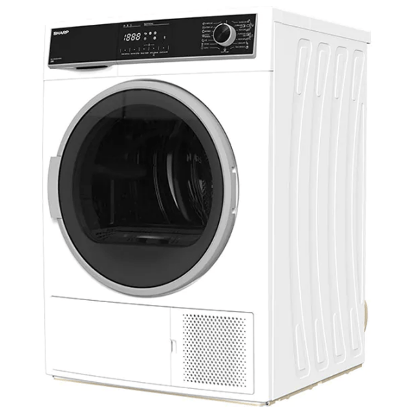 Mașină de uscat rufe SHARP KD-HHH8S7GW2-EE White 8 kg, A++ photo 2