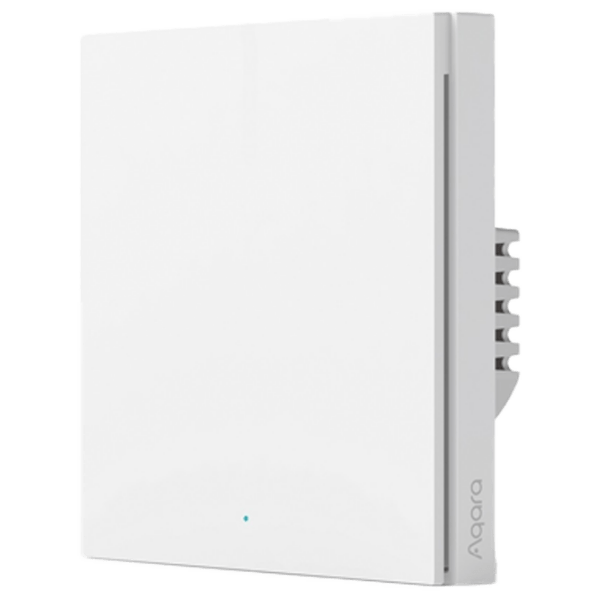 Умный переключатель Aqara Smart Wall Switch H1 (cu Nul, Single rocker) Белый  photo 1