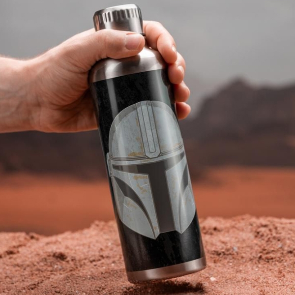 Sticlă pentru apă Fan Paladone The Mandalorian Black 500 ml photo 5