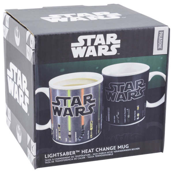 Cană și șosete Paladone Star Wars Lightsaber Black 300 ml photo 4
