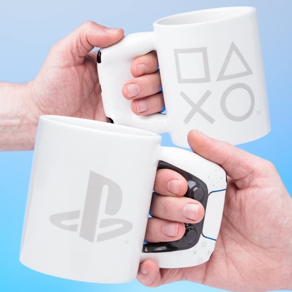 Cană Paladone PlayStation Shaped Mug White 480 ml photo 4