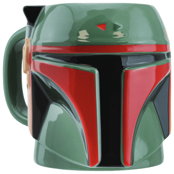 Cană Paladone Star Wars Boba Fett Shaped Green 650 ml photo 1