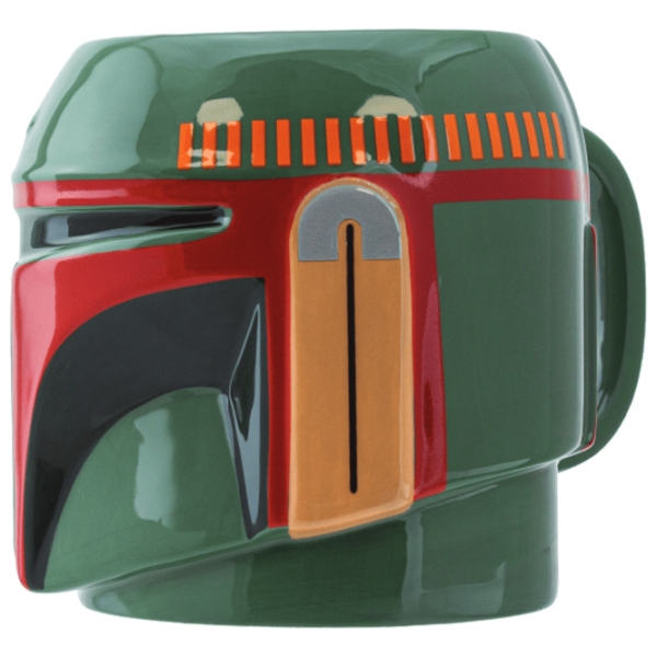 Cană Paladone Star Wars Boba Fett Shaped Green 650 ml photo 5