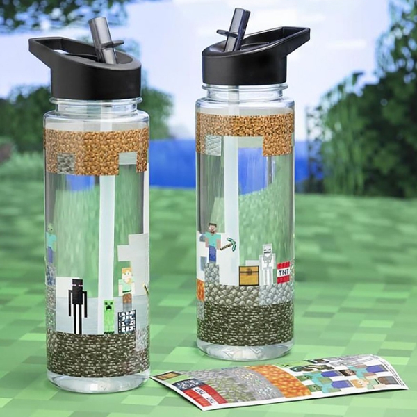 Sticlă pentru apă Fan Paladone Water Bottle And Sticker Set Transparent 650 ml photo 4