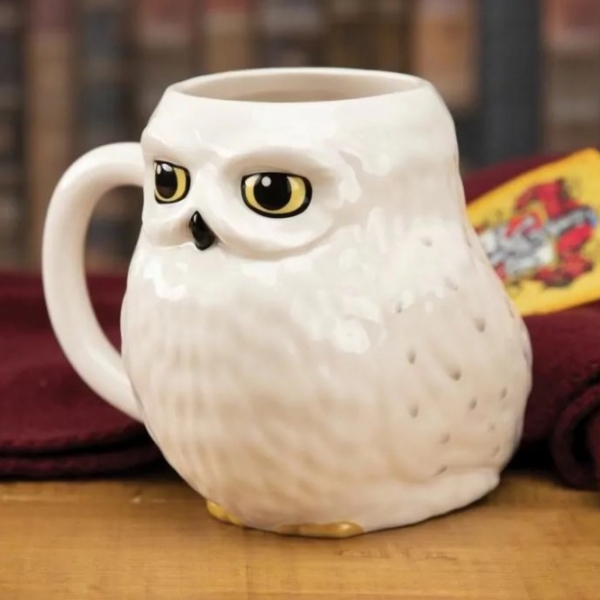 Cană Paladone Harry Potter Hedwig White 300 ml photo 6