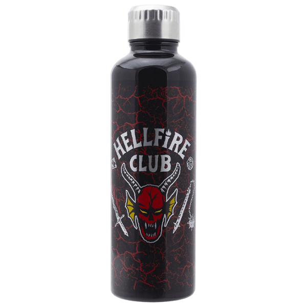 Sticlă pentru apă Fan Paladone Hellfire Club Black 500 ml photo 1