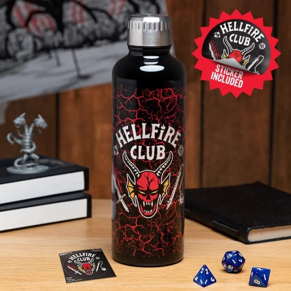 Sticlă pentru apă Fan Paladone Hellfire Club Black 500 ml photo 3