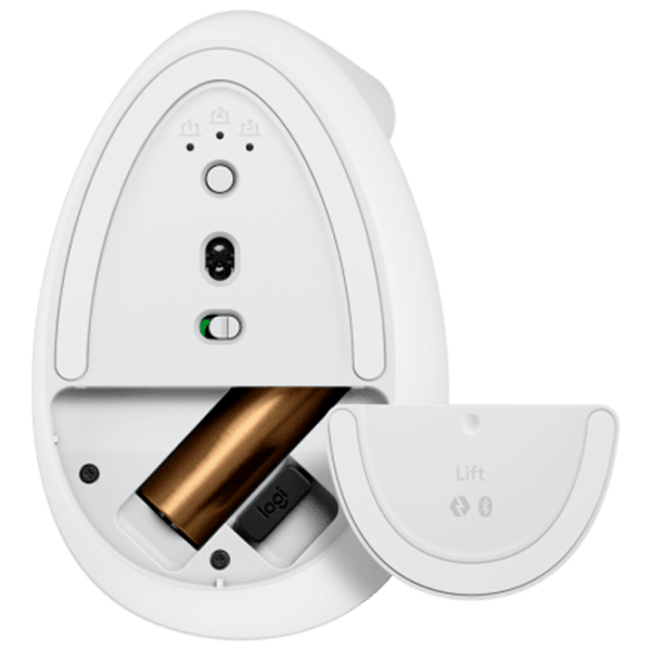 Мышь Logitech Lift Vertical Белый Беспроводные, 4000 dpi photo 5
