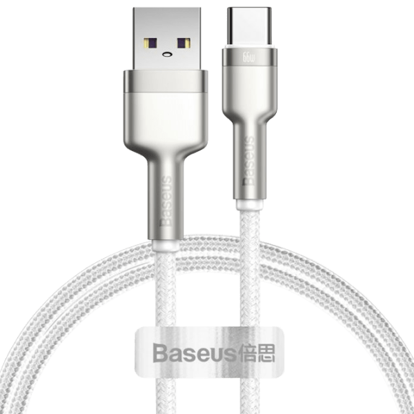 Кабель для телефона Baseus CAKF000202 USB Type-A/ USB Type-C Белый  photo 1